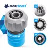 Conector Rapid IDEAL 3/4" (Acrilonitril Butadien Stiren/Policarbonat) pentru Îmbinarea Furtunurilor de Grădină