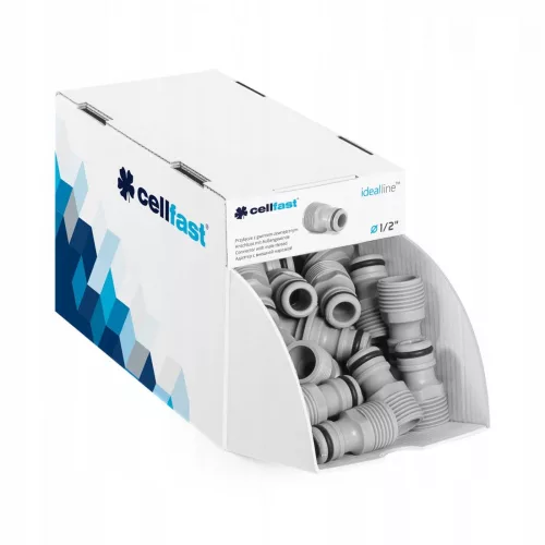 Conector Robinet Exterior Cellfast IDEAL™ 3/4" (Acrilonitril Butadien Stiren) pentru Irigații Grădină