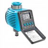 Controler Digital de Irigare IDEAL - Sistem de Irigare Grădină, cu Tehnologie UNI FIT, Durată de Irigare 1-99 minute, Conectori G3/4" (26,5 mm) și G1" (33,3 mm)