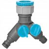 Distribuitor Dublu IDEAL™ cu Tehnologie de Ajustare Personalizată pentru Irigare Grădină G3/4" și G1"