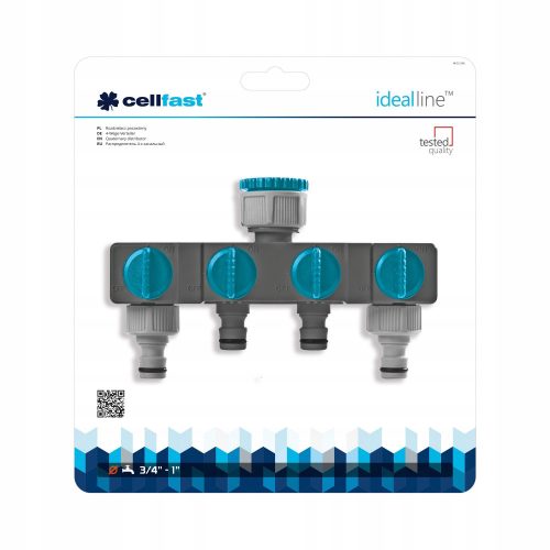 Distribuitor de Grădină IDEAL cu Patru Ieșiri - Ergonomic, cu Control al Debitului