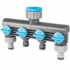 Distribuitor de Grădină IDEAL cu Patru Ieșiri - Ergonomic, cu Control al Debitului