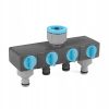 Distribuitor de Grădină IDEAL cu Patru Ieșiri - Ergonomic, cu Control al Debitului