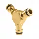Conector T din Alamă pentru Furtun de Grădină 19 mm, 13 mm