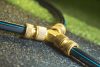 Conector T din Alamă pentru Furtun de Grădină 19 mm, 13 mm