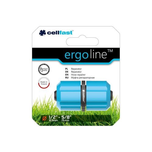 Cellfast ERGO Conector Furtun 12,5 mm (1/2")-15 mm (5/8") PVC cu Conexiune Automată
