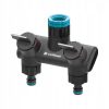 Distribuitor Furtun Grădină ERGO - Dublă Conexiune, Compozit Fibra de Sticlă, Tehnologie UNI FIT™, Dimensiuni Filet G1/2", G3/4", G1"