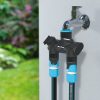 Distribuitor Furtun Grădină ERGO - Dublă Conexiune, Compozit Fibra de Sticlă, Tehnologie UNI FIT™, Dimensiuni Filet G1/2", G3/4", G1"