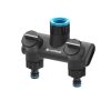 Distribuitor Furtun Grădină ERGO - Dublă Conexiune, Compozit Fibra de Sticlă, Tehnologie UNI FIT™, Dimensiuni Filet G1/2", G3/4", G1"