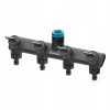 Distribuitor Quadruplu pentru Furtun de Grădină ERGO - Compozit din Fibre de Sticlă, Compatibil 1/2", 3/4", 1"