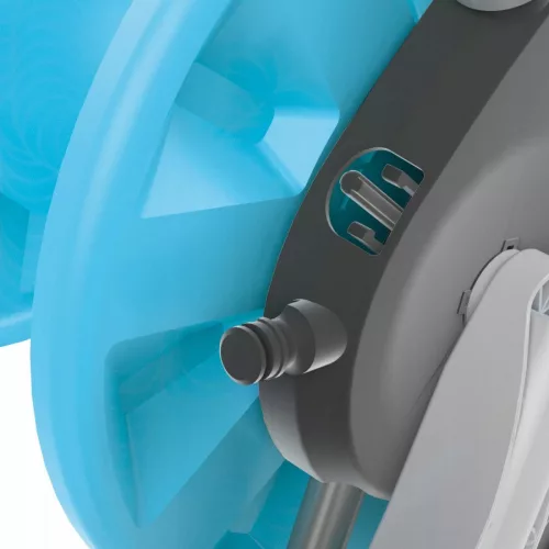 Cellfast Compact Cărucior pentru Furtun de Grădină 1/2" cu Capacitate de 45 m, Presiune de 6 bari, din Material ABS și Aluminiu