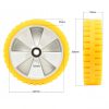 Roată Spate Originală HAKO Ø300 mm pentru Mașini de Curățenie HAKOMATIC B115, B120, B650, B750 (Cod Catalog 01071650)