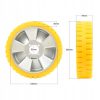 Roată Față Originală HAKO pentru Mașini de Curățat HAKOMATIC/SCRUBMASTER B115, B120, B650, B750