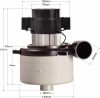 Motor de Aspirație pentru Mașini de Curățat Hako B70 B90 B115 B120 - 24V, 600W