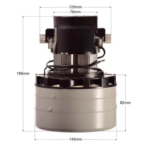Motor de Aspirare Hako B310 B1050 B1100 pentru Mașini de Curățat (36V - 700W - 3 Trepte - Evacuare Circulară)