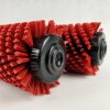 Set Perii de Curățare Podea Compatibil cu Mașina Karcher BR 40/10 C Adv - Culoare Roșie