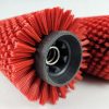 Set Perii de Curățare Podea Compatibil cu Mașina Karcher BR 40/10 C Adv - Culoare Roșie