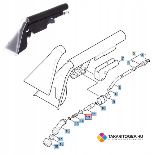 Supapă Karcher Puzzi Supapă (5.584-034.0) Compatibilă cu Modelele Puzzi 100, 200, 300, 400