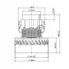 Motor Karcher Puzzi 1200W, 2 Turbocompresoare, Compatibil cu PUZZI 100/200/NT 360/65/2/700