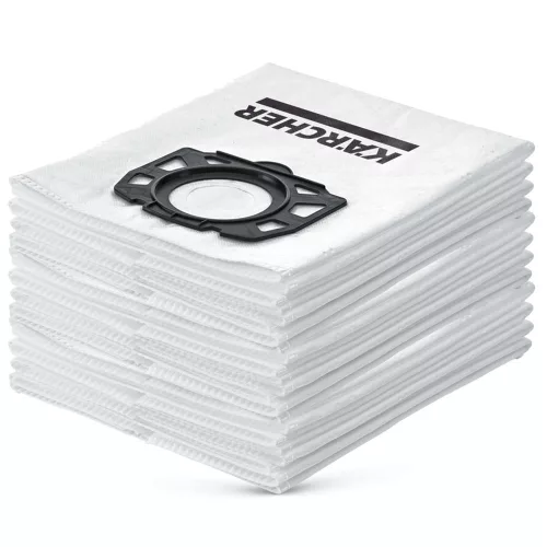 Set de Sac de Filtrare Sintetic Karcher WD4 WD5 WD6 MV4 MV5 MV6, 4 Bucăți, Compatibil cu Modelele Premium