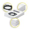 Set de Sac de Filtrare Sintetic Karcher WD4 WD5 WD6 MV4 MV5 MV6, 4 Bucăți, Compatibil cu Modelele Premium