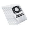Set de Sac de Filtrare Sintetic Karcher WD4 WD5 WD6 MV4 MV5 MV6, 4 Bucăți, Compatibil cu Modelele Premium