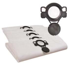   Sac Sintetic pentru Aspirator 5 Bucăți, Compatibil FLEX, Nilfisk și Stihl, Dimensiuni 51 cm x 74,5 cm, Diametru de Admisie 50 mm - 64 mm