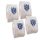 Set de 4 Sacii de Praf Sintetici Compatibili Miele GN HyClean 3D, Hoover Telios, Ariston, Daewoo (Tip G/N)