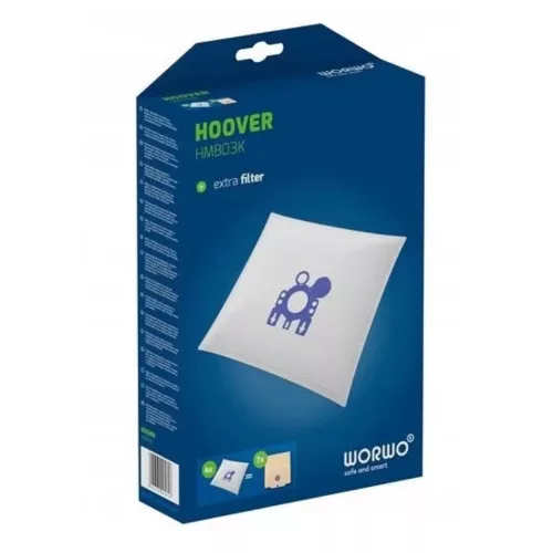 Saci de praf sintetici 4 bucăți - Compatibili cu aspiratoarele Hoover, Miele, Hanza, Otto, Quelle și Weltstar