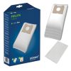 Saci de praf din microfibră WORWO PMB01K pentru aspiratoare Philips, 4 buc + filtru protector motor