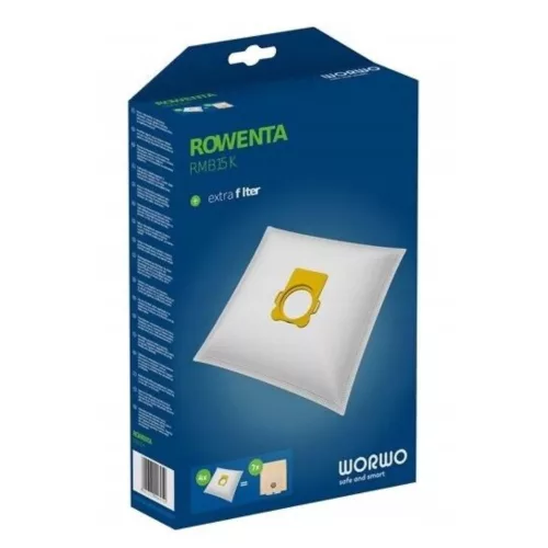 Sac de praf sintetic 4 bucăți - Compatibil cu aspiratoarele Rowenta Compacteo Ambia