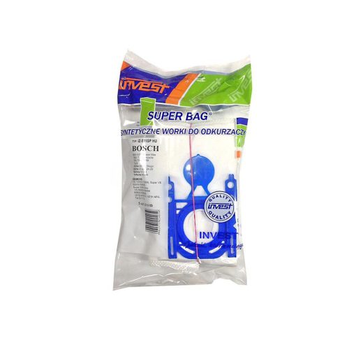 Sac de praf sintetic 4 bucăți - Compatibil cu aspiratoarele Bosch Siemens - Microfibră sintetică, Filtrare HEPA H10, Produs aftermarket