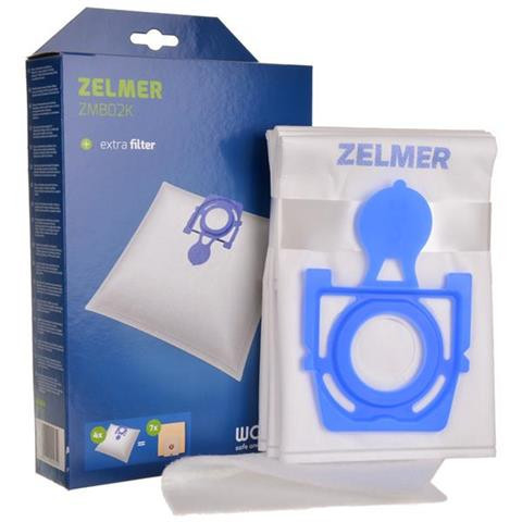 Saci de praf sintetici pentru aspiratoare Zelmer Cobra, Meteor 2, Elf 2, Odyssey, Explorer - Set 4 bucăți