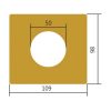 Sac de praf sintetic 6 bucăți (EMB419K) compatibil cu aspiratoarele Sencor ETA, filtrare HEPA H10 (EPA E10), microfibră sintetică, 285mm x 290mm