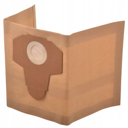 Pachet Sac de Hârtie 5 Bucăți 20 Litri Compatibil cu Aspiratoare Parkside PNTS 1300, PWD 12 A1, PWD 20 A1, PWS 20 B2
