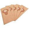 Saci de Hârtie 5 Bucăți Compatibili cu Aspiratoare Macallister, Parkside și Einhell, 32,5cm x 58,5cm, 2 Straturi, Biodegradabili