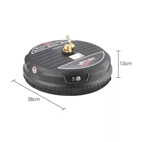 Cap de Spălare Pavaje pentru Mașini Karcher HD/HDS, Diametru 38 cm, Material Plastic și Oțel Inoxidabil