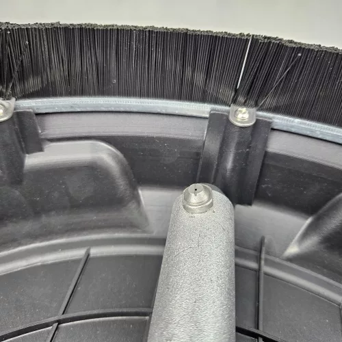Cap de Spălare Pavaje pentru Mașini Karcher HD/HDS, Diametru 38 cm, Material Plastic și Oțel Inoxidabil