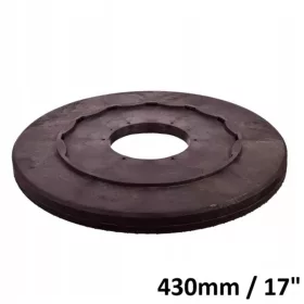 Univerzális Padtartó / Meghajtótányér (430 mm / 17") Vízadagoló furatokkal – Minden padlósúroló géphez