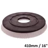 Tányérkefe padlótisztító gépekhez - 410 mm, közepes sörték