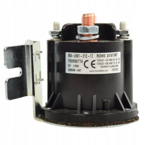 Contactor Trombetta 684-2461-212-17, 24V 250A pentru Mașini de Curățat Podele