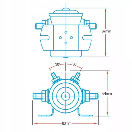Contactori Aftermarket 12V 125A - Compatibil Trombetta