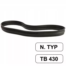 Fröccsenésgátló gumiköpeny Hako B30, B45 (430mm/17 col) takarítógéphez - Új Típus
