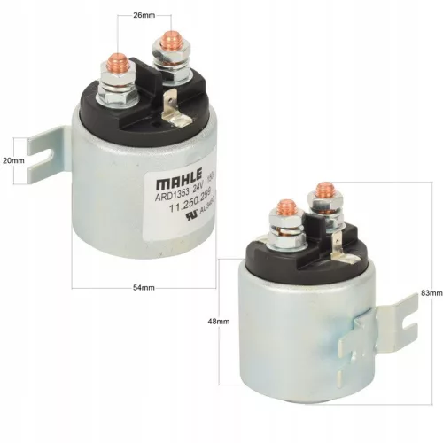 Contactor Bobină de Pornire Ard1353 - Mahle 24V 150A pentru Aplicații Electrice Diverse