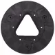 Prémium padtartó / meghajtó tárcsa Ghibli Round 45 D60, S1 D60 gépekhez (280 mm)