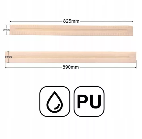 Olajálló poliuretán szívóél készlet Karcher gépekhez, 850 mm