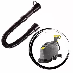 Piszkosvíz Leeresztő Tömlő Zárókupakkal (750 mm) – Karcher BD 43/25, 43/35, 43/40, 50/50, 50/60 kompatibilis