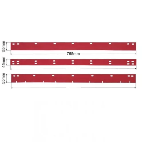 Felszívógumi készlet Hako Hakomatic E/B 430, E/B 43 padlótisztító gépekhez, natúr gumi