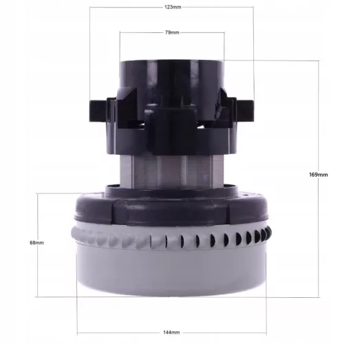 Szívómotor / Szívóturbina hálózati súrológépekhez (230V, 1200W, 2 lépcsős)