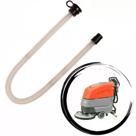 Tiszta Víz Leeresztő Tömlő Zárókupakkal (870 mm) – Hako Scrubmaster / Hakomatic B 70 CL padlótisztító gépekhez